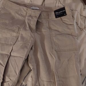 Tan Straight Leg Pants